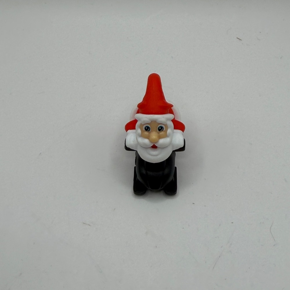 Vintage Kinder Surprise Santa Claus on Snowmobile Mini‎ Figure Toy Collectible
